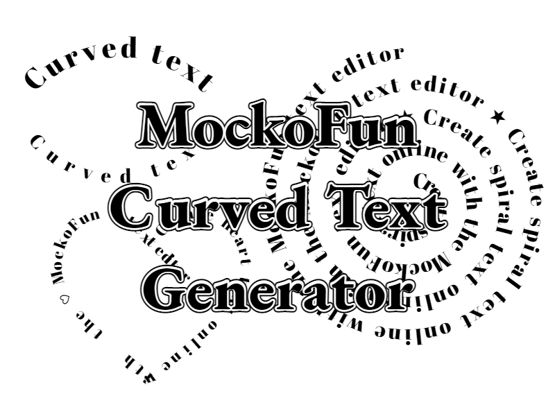 Curved Text App